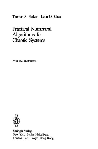 Practical Numerical Algorithms for Chaotic Systems
