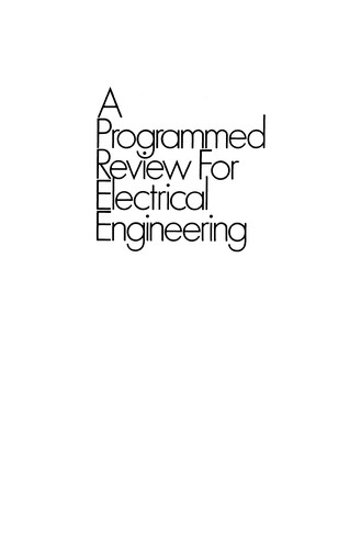 A Programmed Review for Electrical Engineering