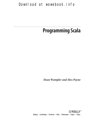 Programming Scala