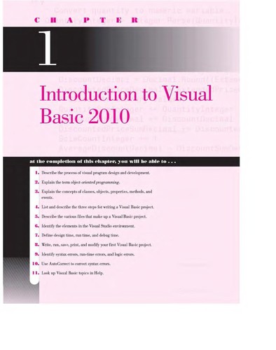 Programming in Visual Basic 2010