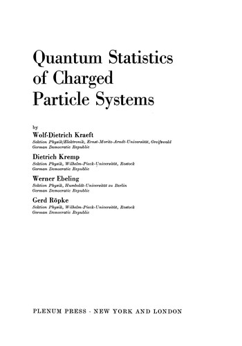 Quantum Statistics of Charged Particle Systems