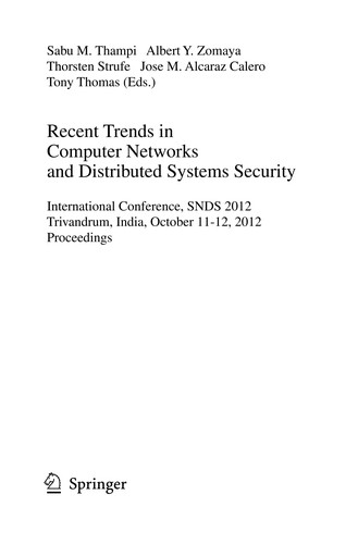 Recent Trends in Computer Networks and Distributed Systems Security