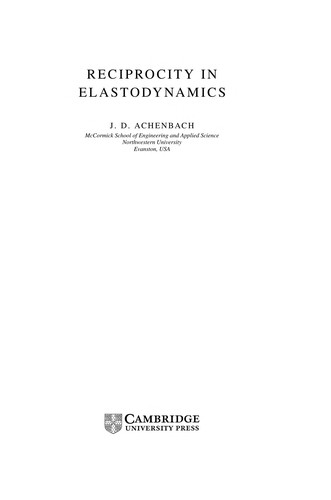 Reciprocity in elastodynamics