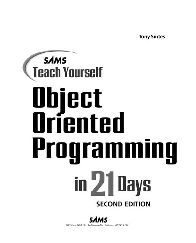 Sams teach yourself object-oriented programming in 21 days
