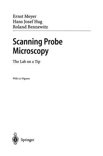 Scanning Probe Microscopy