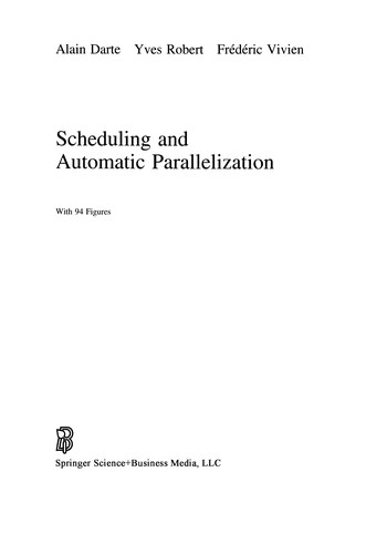 Scheduling and automatic parallelization