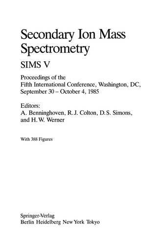 Secondary ion mass spectrometry SIMS V