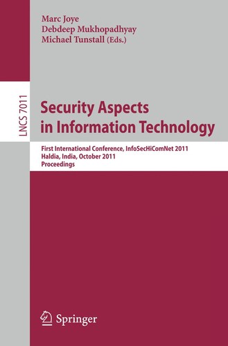 Security aspects in information technology