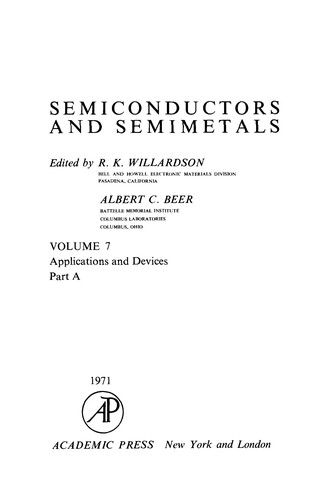 Semiconductors and semimetals