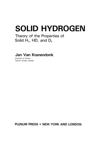Solid Hydrogen