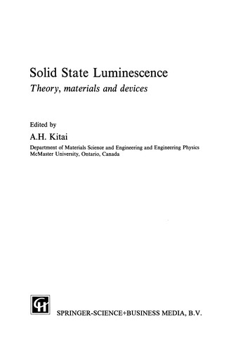 Solid State Luminescence