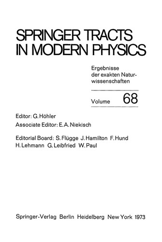 Solid State Physics Springer Tracts V68