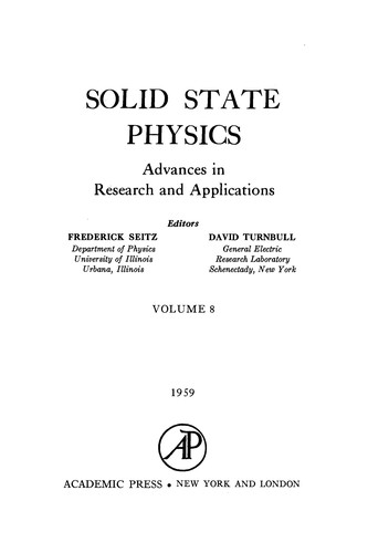 Solid State Physics, 8.