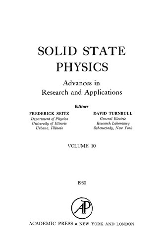 Solid State Physics, 10