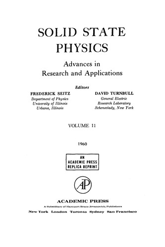 Solid State Physics, 11