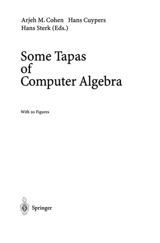 Some Tapas of Computer Algebra