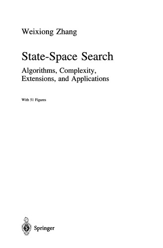 State-Space Search by Weixiong Zhang cover