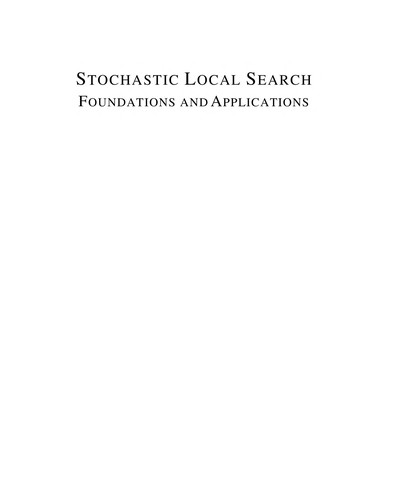 Stochastic local search
