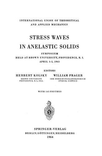 Stress Waves in Anelastic Solids