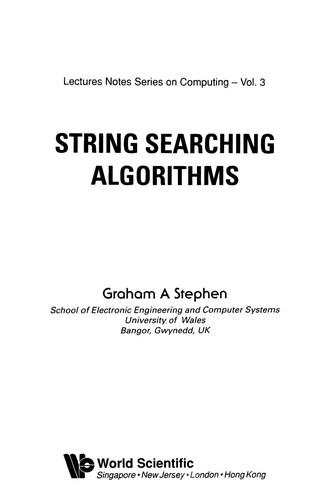 String searching algorithms