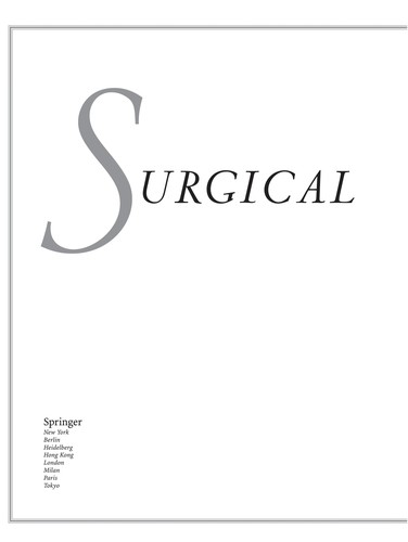 Surgical oncology