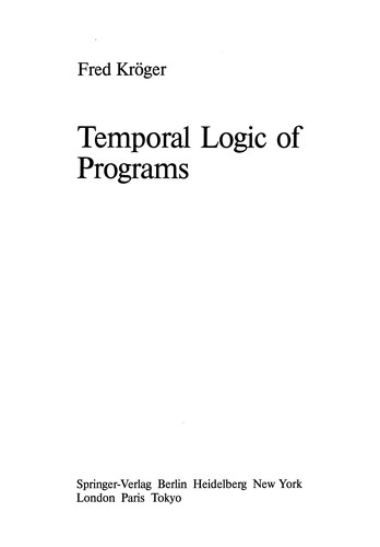Temporal Logic of Programs