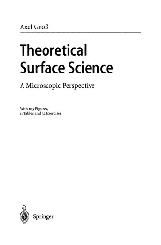 Theoretical Surface Science