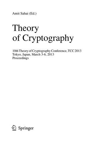 Theory of Cryptography