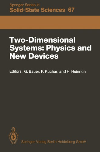 Two dimensional systems, physics and new devices