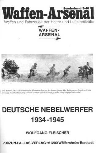 Deutsche Nebelwerfer by Wolfgang Fleischer cover