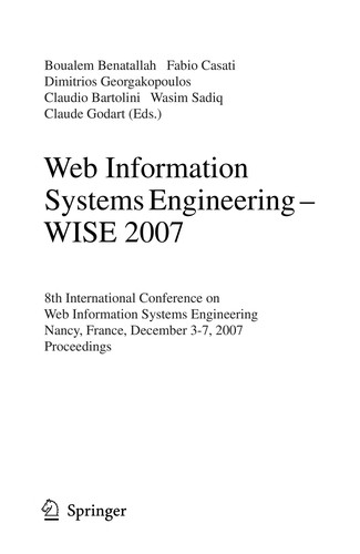 Web information systems engineering-- WISE 2007