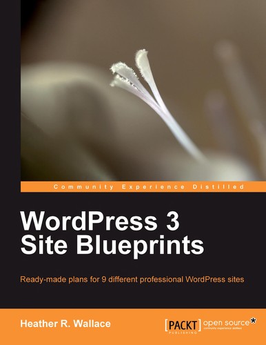 WordPress 3 site blueprints by Heather R. Wallace cover