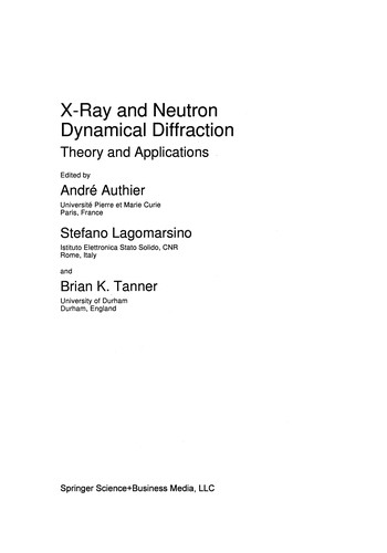 X-ray and neutron dynamical diffraction