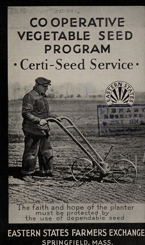 Cooperative vegetable seed program