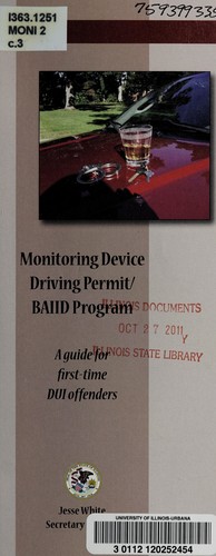 Monitoring device driving permit/BAIID Program