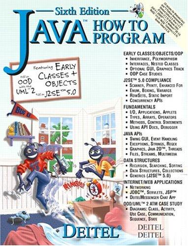 Java How to Program (6th Edition) (How to Program (Deitel))
