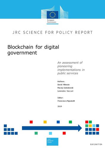 Blockchain for digital government