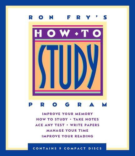 How to Study Program by Ron Fry cover