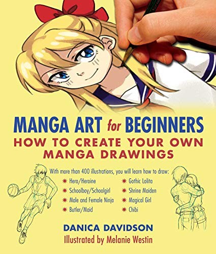 Manga Art for Beginners by Danica Davidson cover