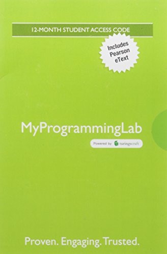 Mylab Programming with Pearson Etext -- Standalone Access Card -- For Building Java Programs