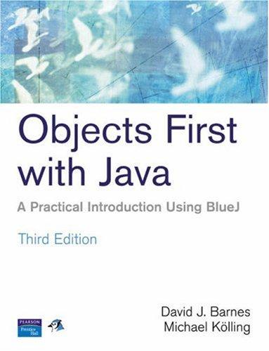 Objects first with Java