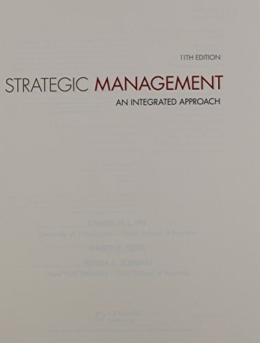 Strategic Management : Theory & Cases
