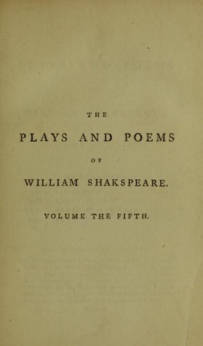 Plays (King Henry IV. Part 1 / King Henry IV. Part 2 / King Henry V / King Richard II)