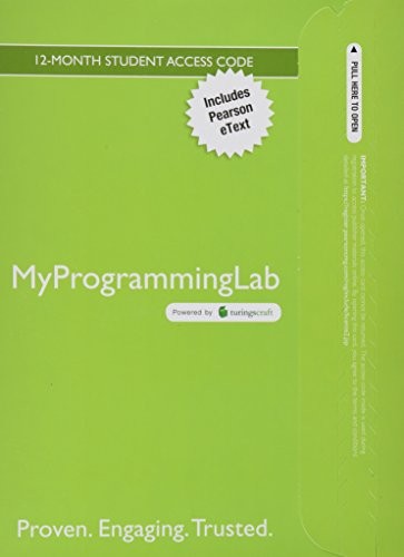 MyLab Programming with Pearson eText -- Access Card -- for Introduction to Programming with C++