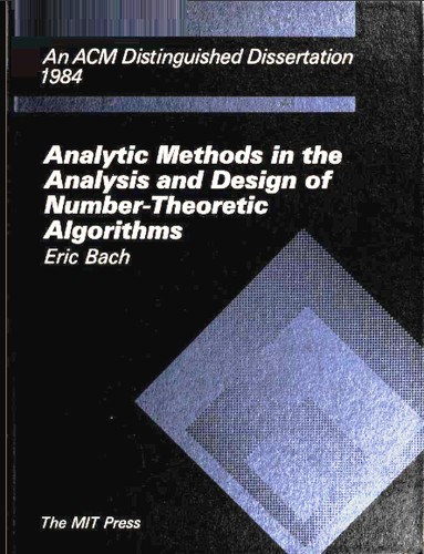 Analytic methods in the analysis and design of number-theoretic algorithms