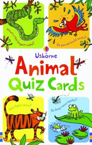 Animal Quiz Cards by Simon Tudhope cover