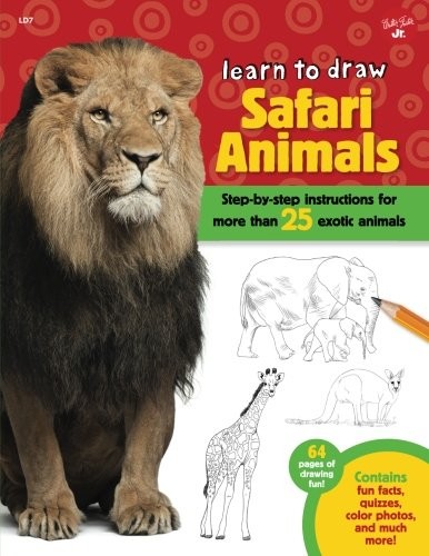 Learn to Draw Safari Animals by Robbin Cuddy cover