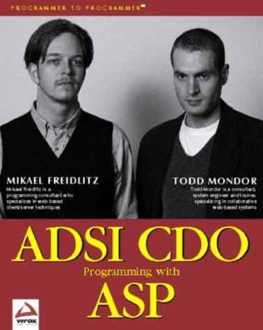 ADSI CDO programming with ASP