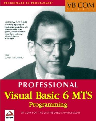 Visual BASIC 6 MTS programming