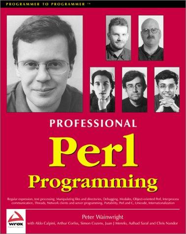 Professional Perl programming